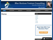 Tablet Screenshot of bluehorizonvc.com